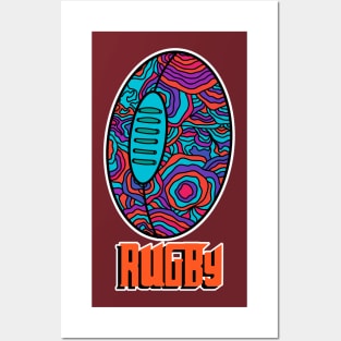 RUGBY Posters and Art